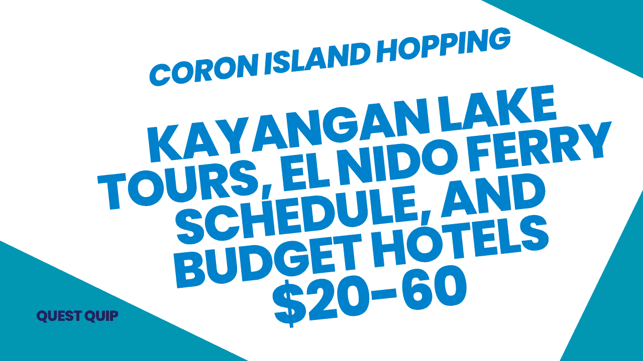 Coron Island Hopping
