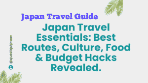 Japan Travel Guide: Tokyo's Organized Chaos, Kyoto's Temple Overload & Actually Navigating a Country Where Nobody Speaks English 10 Japan Travel Guide