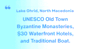 Lake Ohrid, North Macedonia