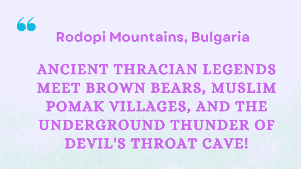 Rodopi Mountains