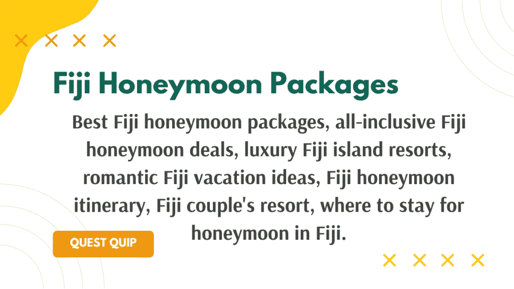 Fiji Honeymoon Packages