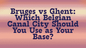 Bruges vs Ghent