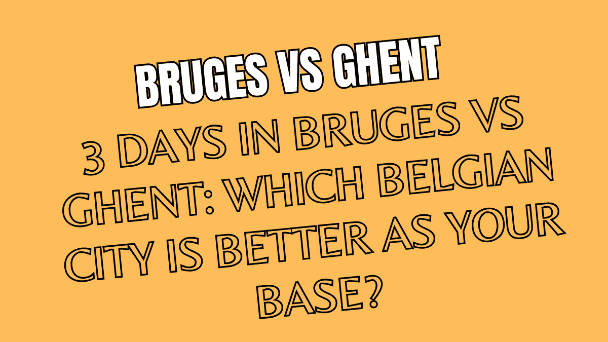 Bruges vs Ghent