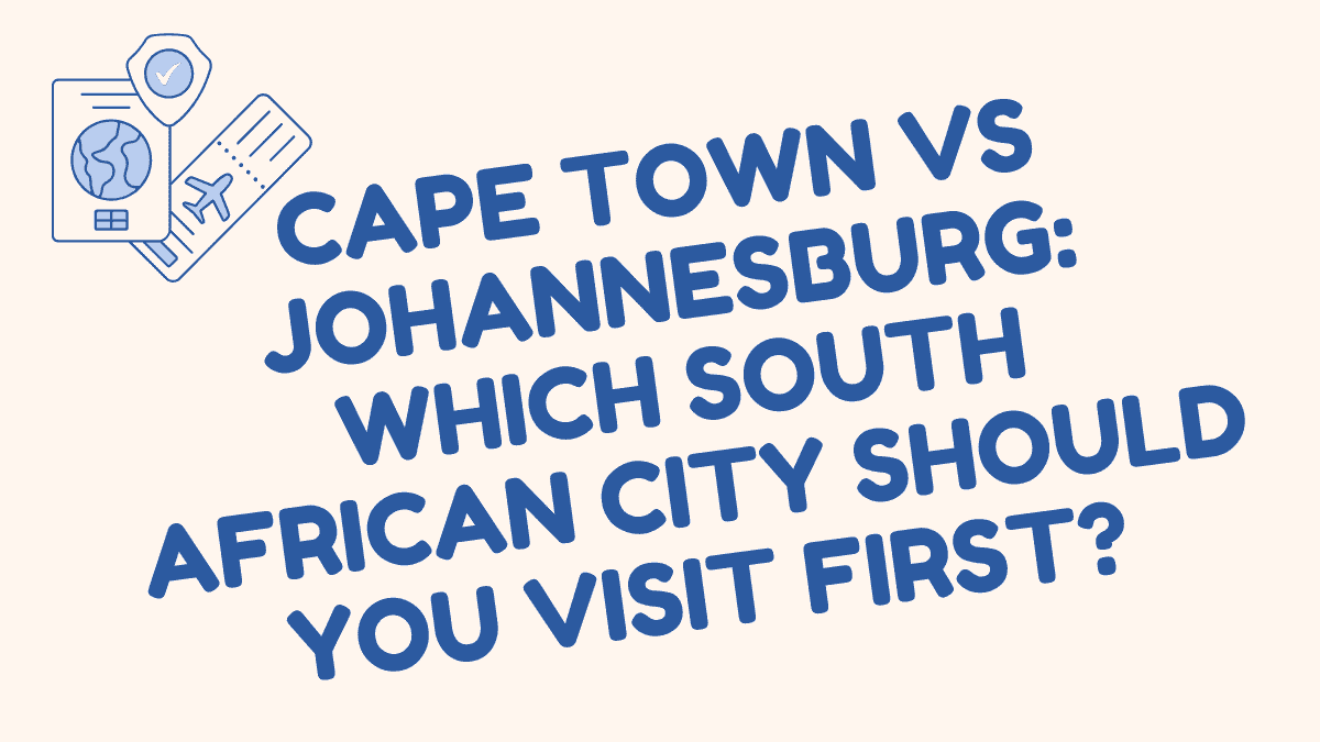 Cape Town vs Johannesburg