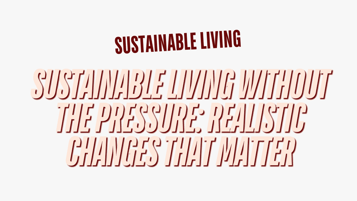 sustainable Living