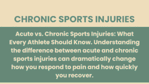 Chronic Sports Injuries