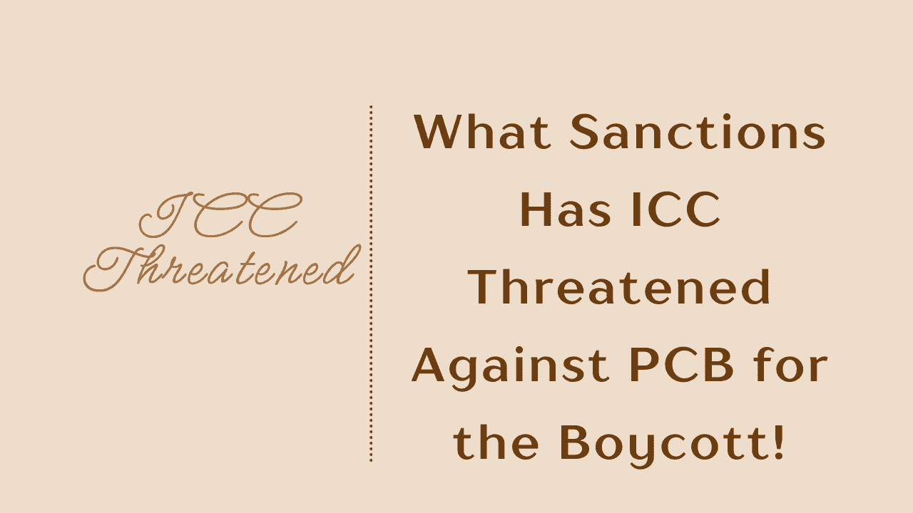 ICC Threatened