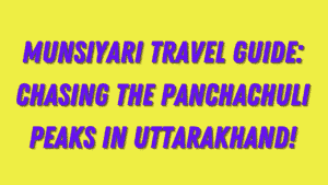 Munsiyari Travel Guide