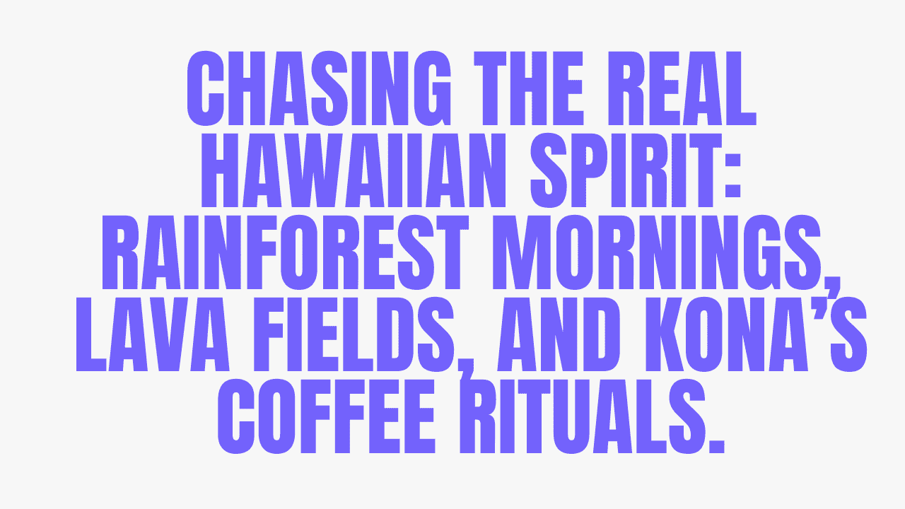 Real Hawaiian Spirit