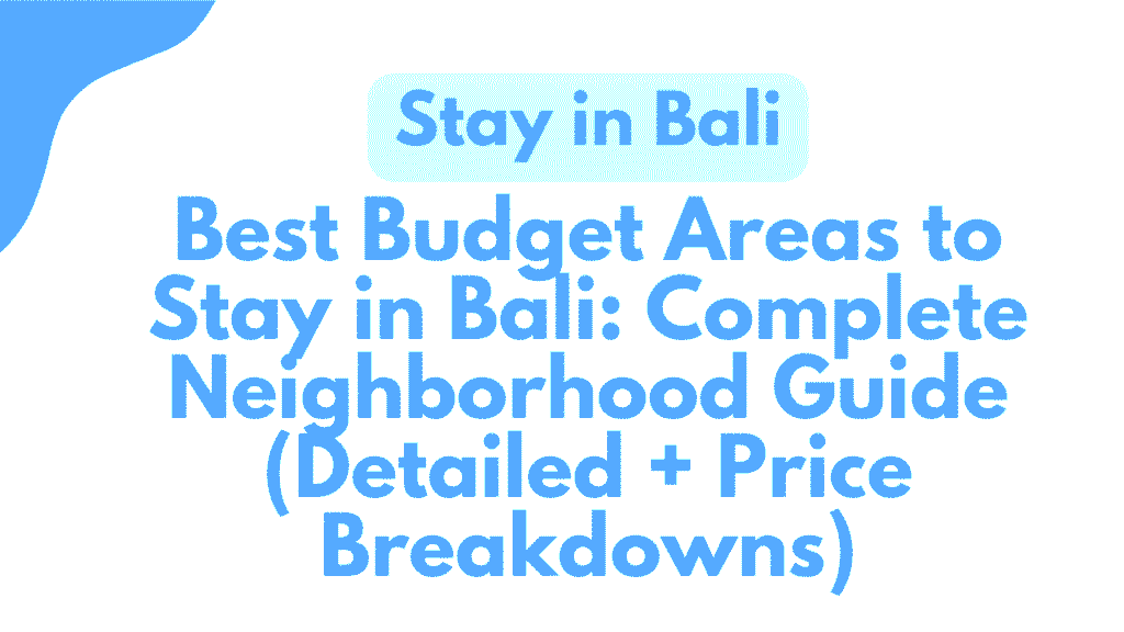 Stay in Bali