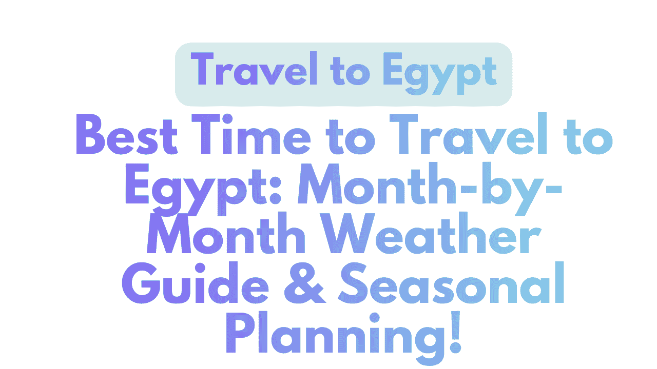 Travel to Egypt
