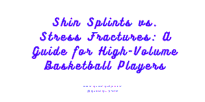 Shin Splints vs. Stress Fractures