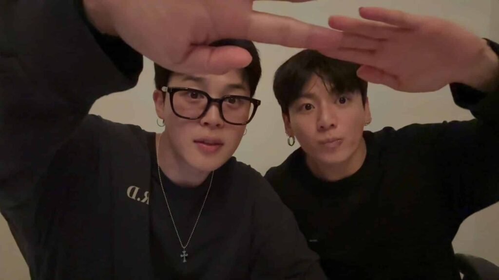 Jimin and Jungkook