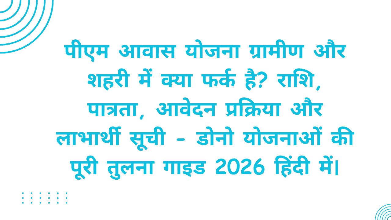 PM Awas Yojana Gramin