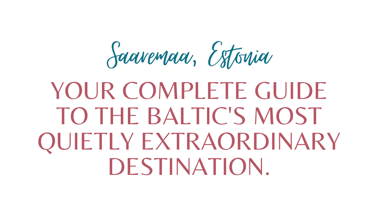 Saaremaa, Estonia