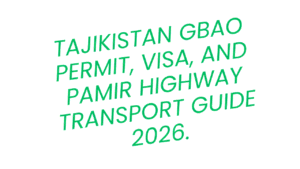 Tajikistan GBAO Permit