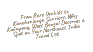 Kalimpong West Bengal Travel Guide: The Overlooked Hill Station with World-Class Orchids & Views 4 Kalimpong West Bengal