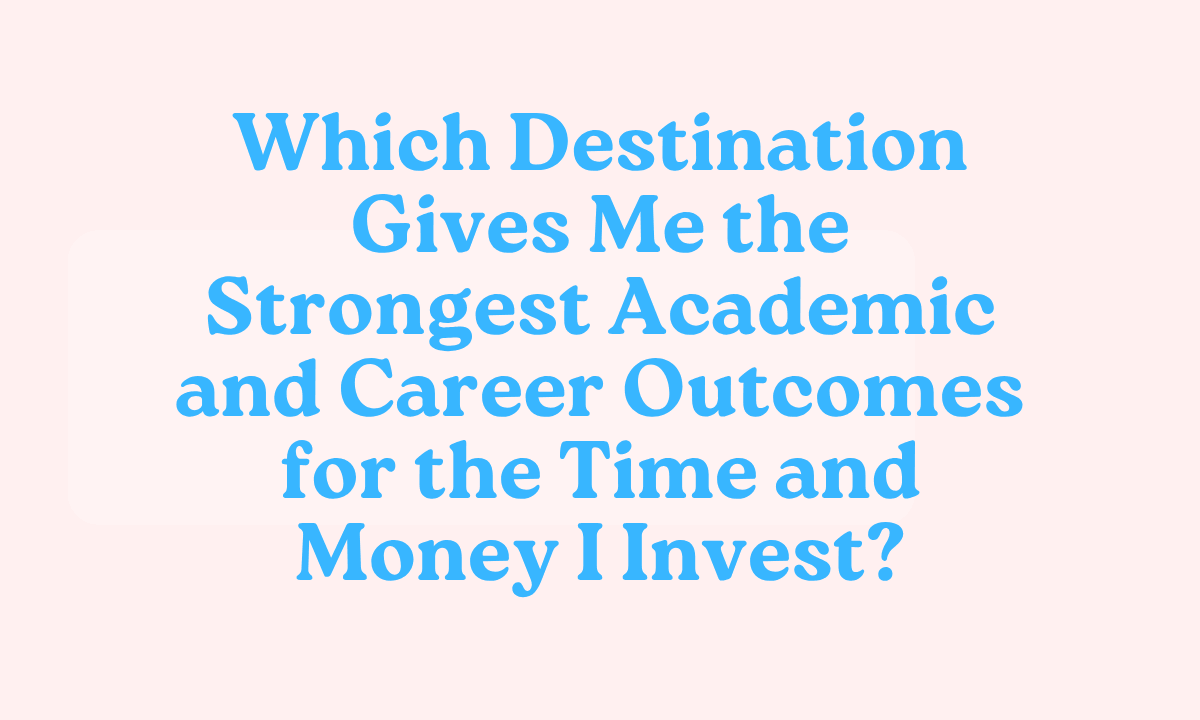 Academic and Career Outcomes